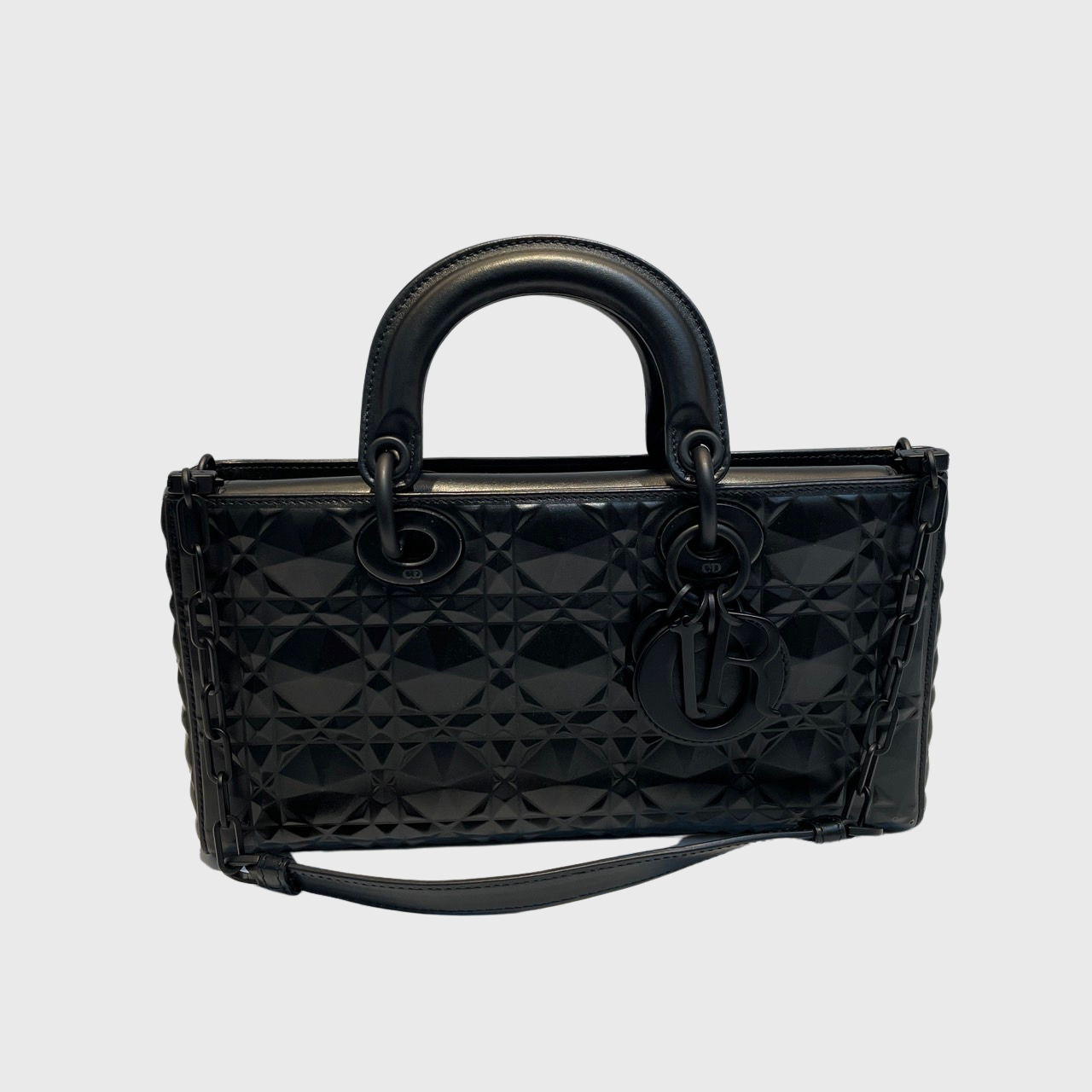 Christian Dior Lady D-Joy Lambskin Black BHW – Perrine Porter