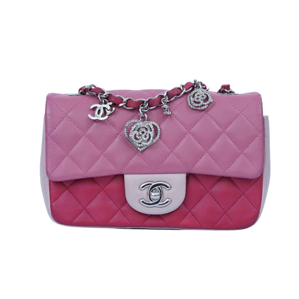 ちゃんみな B級 MINI BALENTINE BAG RARE! CHANEL Valentine Mini Bag 2006 100% Authentic | Depop