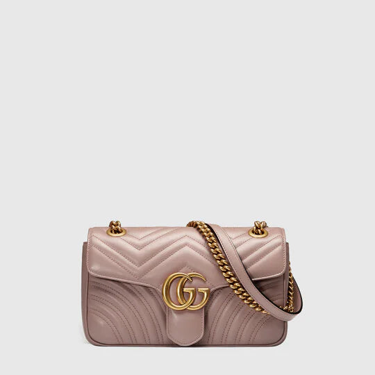 Gg marmont small matelassé shoulder bag pink best sale