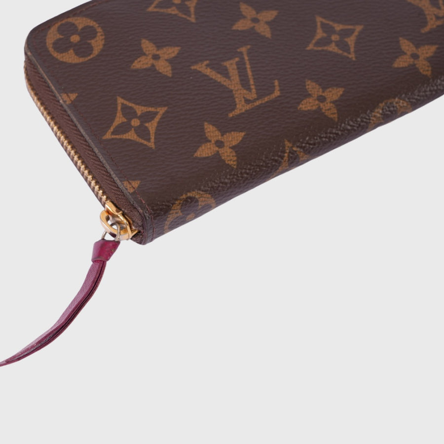 Louis Vuitton Clemence Wallet Canvas MNG Red Cherry GHW