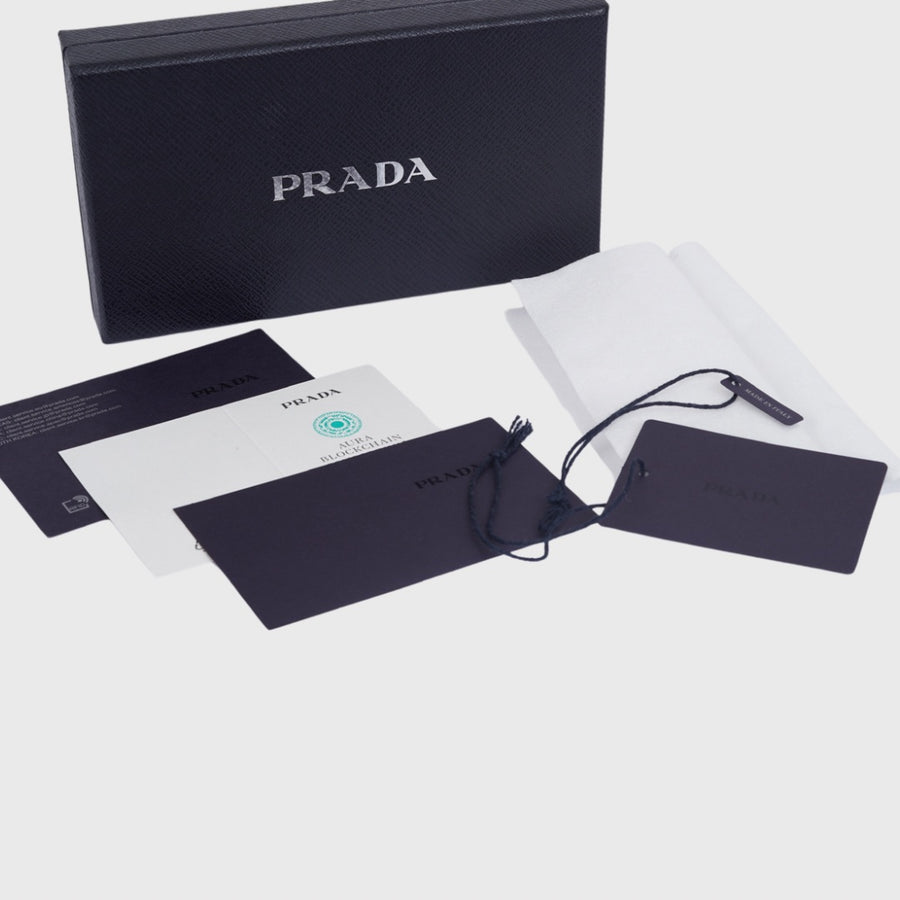 Prada Phone Case 14 Pro Max Small Saffiano Black SHW