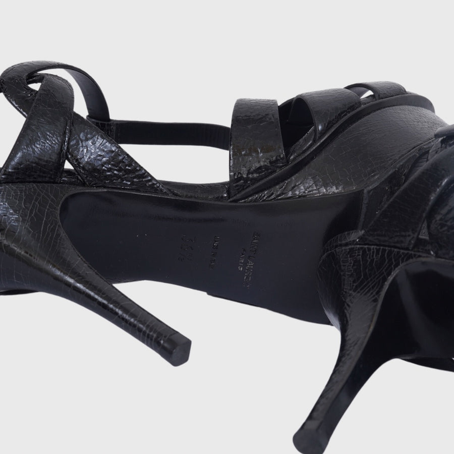 Saint Laurent	Classic Tribute Sandals Shoes Calfskin Black
