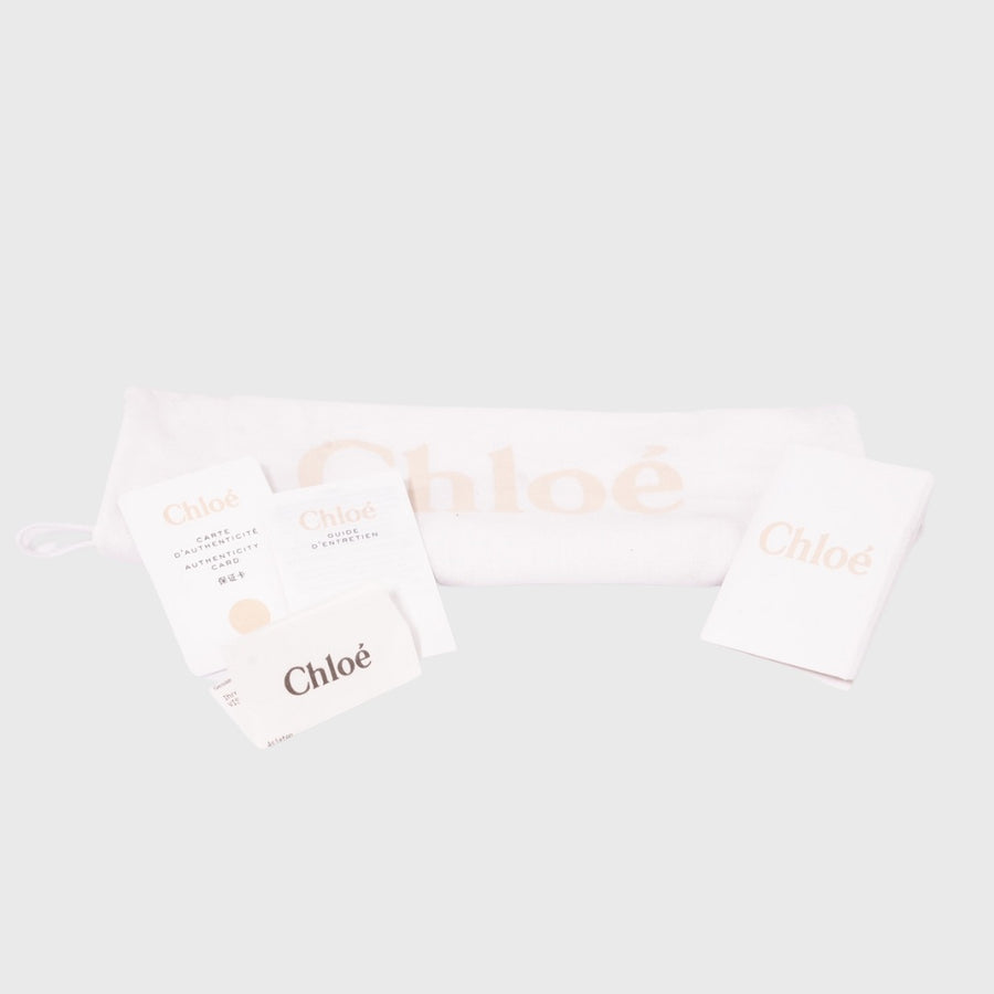 Chloe Nile Ring Bracelet Bag Small Calfskin Biscotti Beige GHW