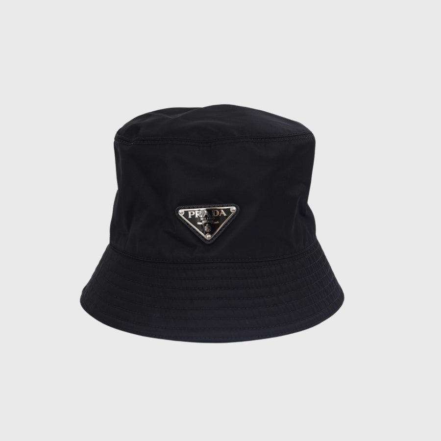 Prada Bucket Hat Re-Nylon Black SHW