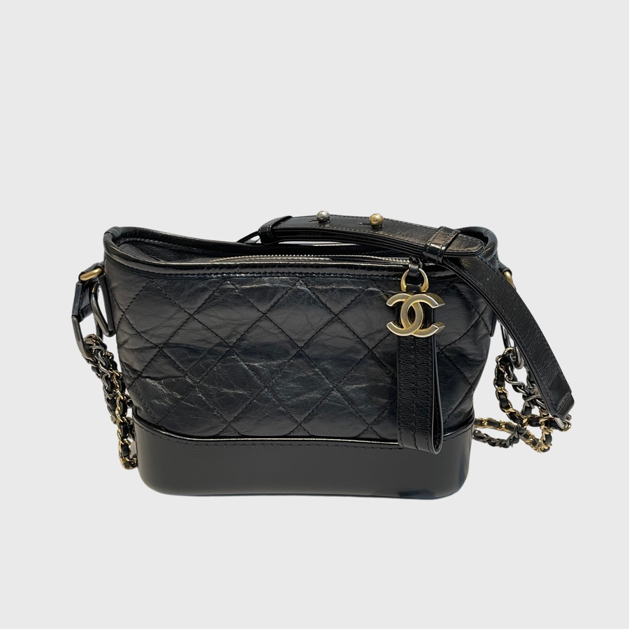 Chanel Gabrielle Calfskin Black GHW