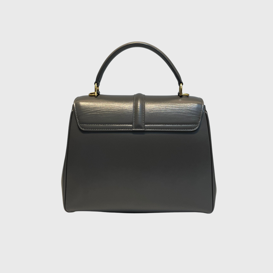 Celine Celine 16 Calfskin Grey GHW