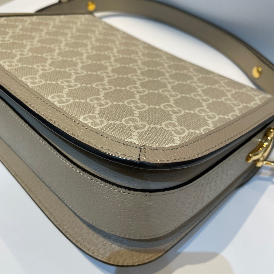 Gucci 1955 Horsebit Leather Beige GHW