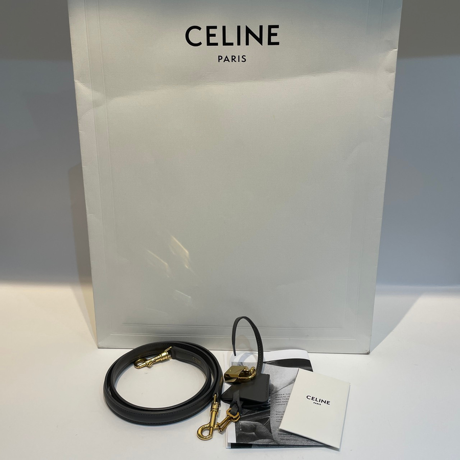 Celine Celine 16 Calfskin Grey GHW