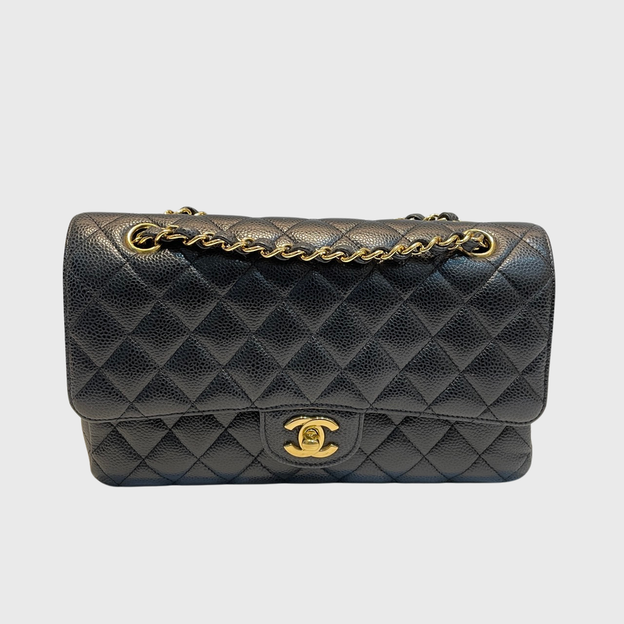 Chanel Classic Caviar Black GHW