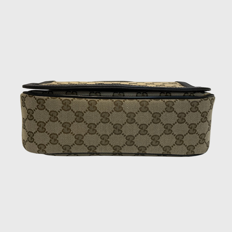 Gucci Canvas Messenger Canvas Brown SHW