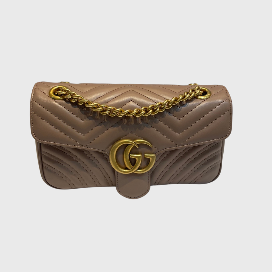 Gucci GG Marmont Calfskin Pink GHW