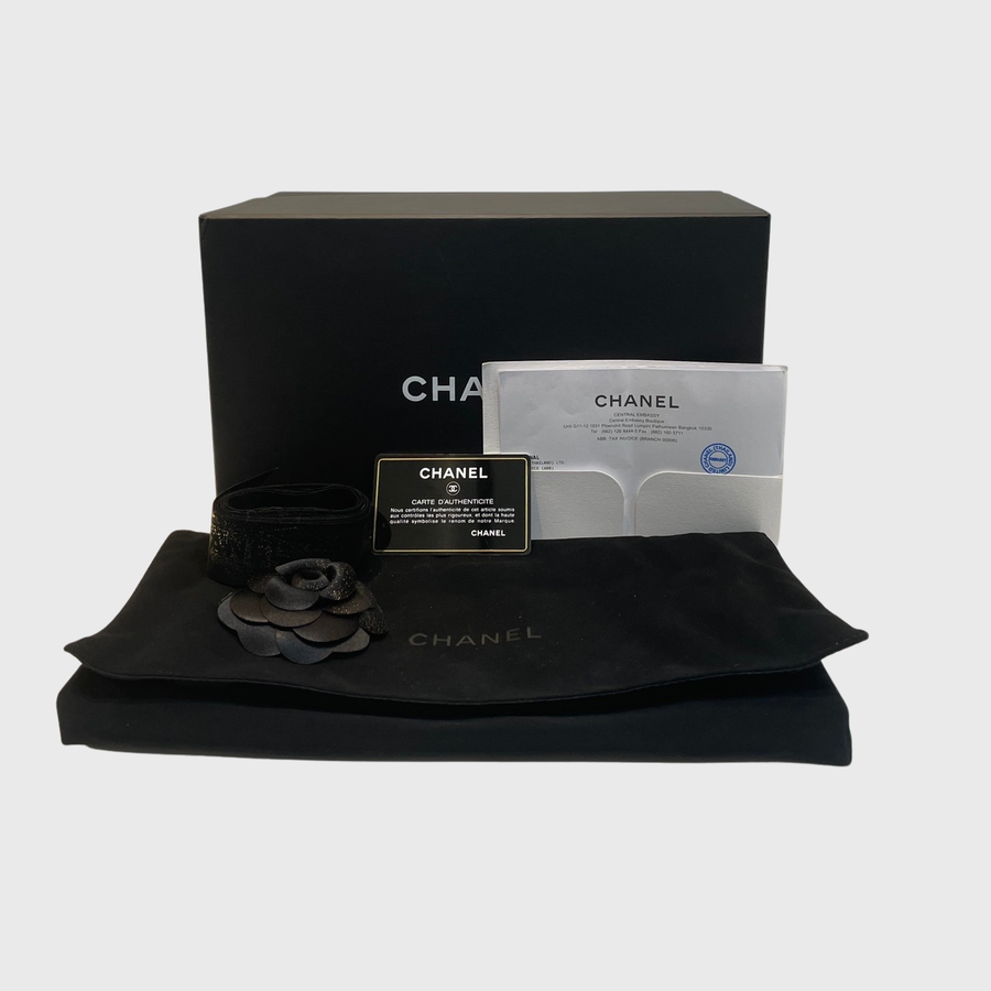 Chanel Vanity Lambskin Grey WG
