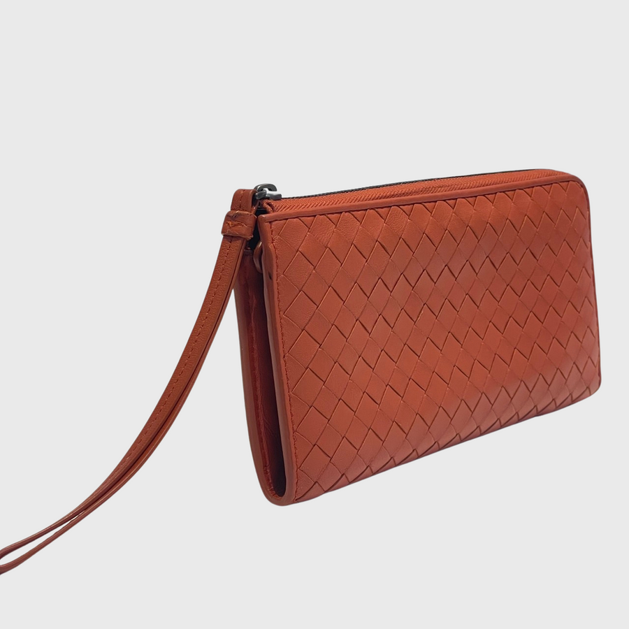 Bottega Veneta Long Wallet Calfskin RHW