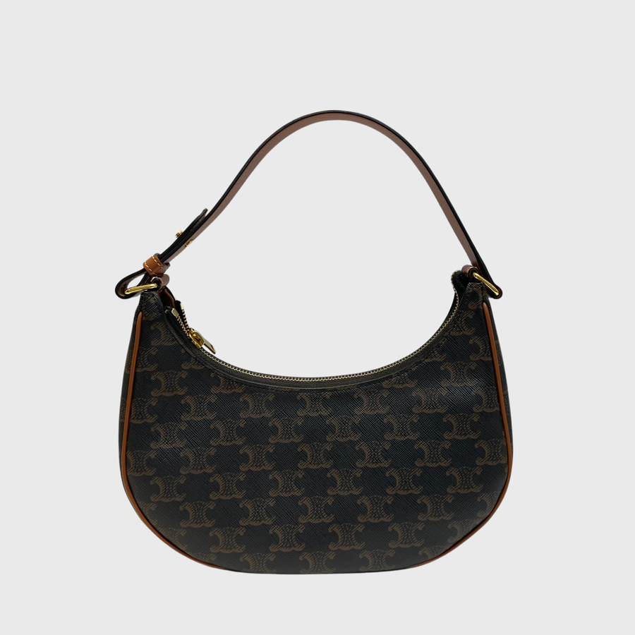 Celine Ava Leather Black/Brown GHW