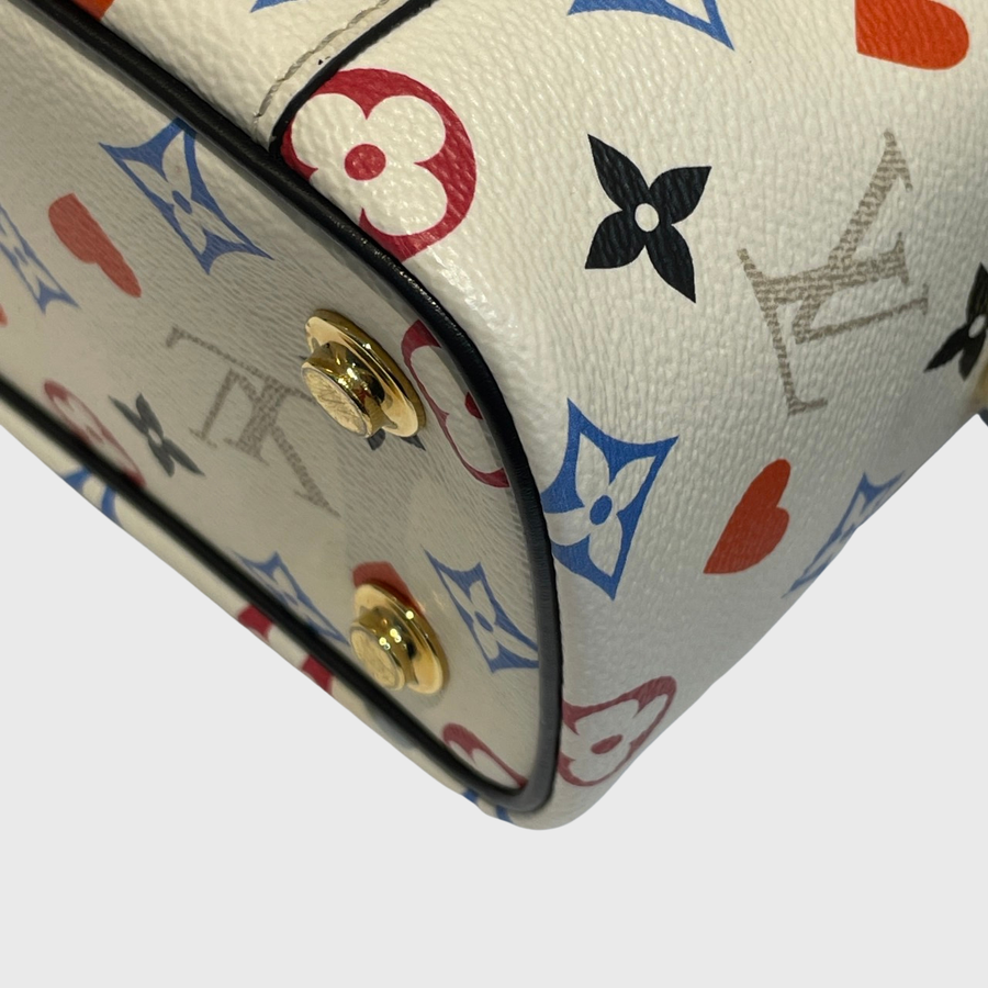 Louis Vuitton Vanity Bag Canvas White GHW