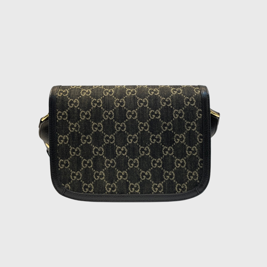 Gucci 1955 Horsebit Canvas Black GHW