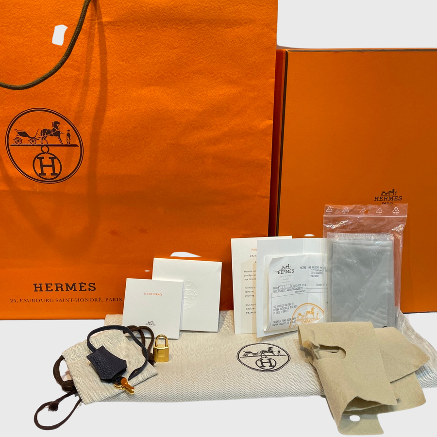 Hermes Birkin Togo Blue GHW