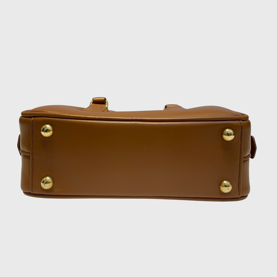 Miu Miu Arcadie Leather Brown GHW