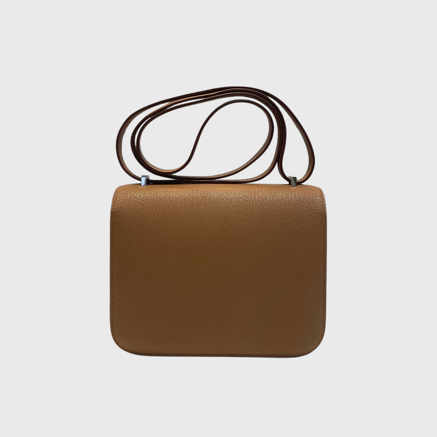 Hermes Constance Bag Chevre Quebracho SHW