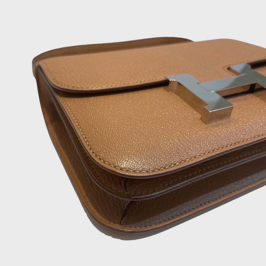 Hermes Constance Bag Chevre Quebracho SHW