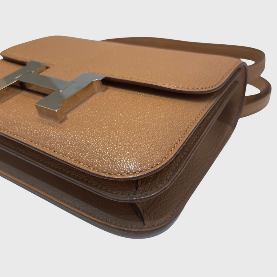 Hermes Constance Bag Chevre Quebracho SHW
