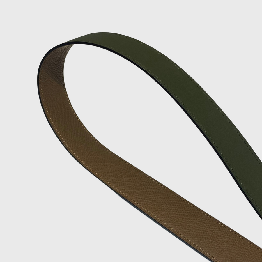 Hermes Belt Calfskin Green PHW