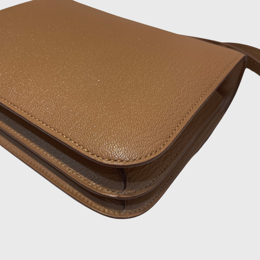Hermes Constance Bag Chevre Quebracho SHW