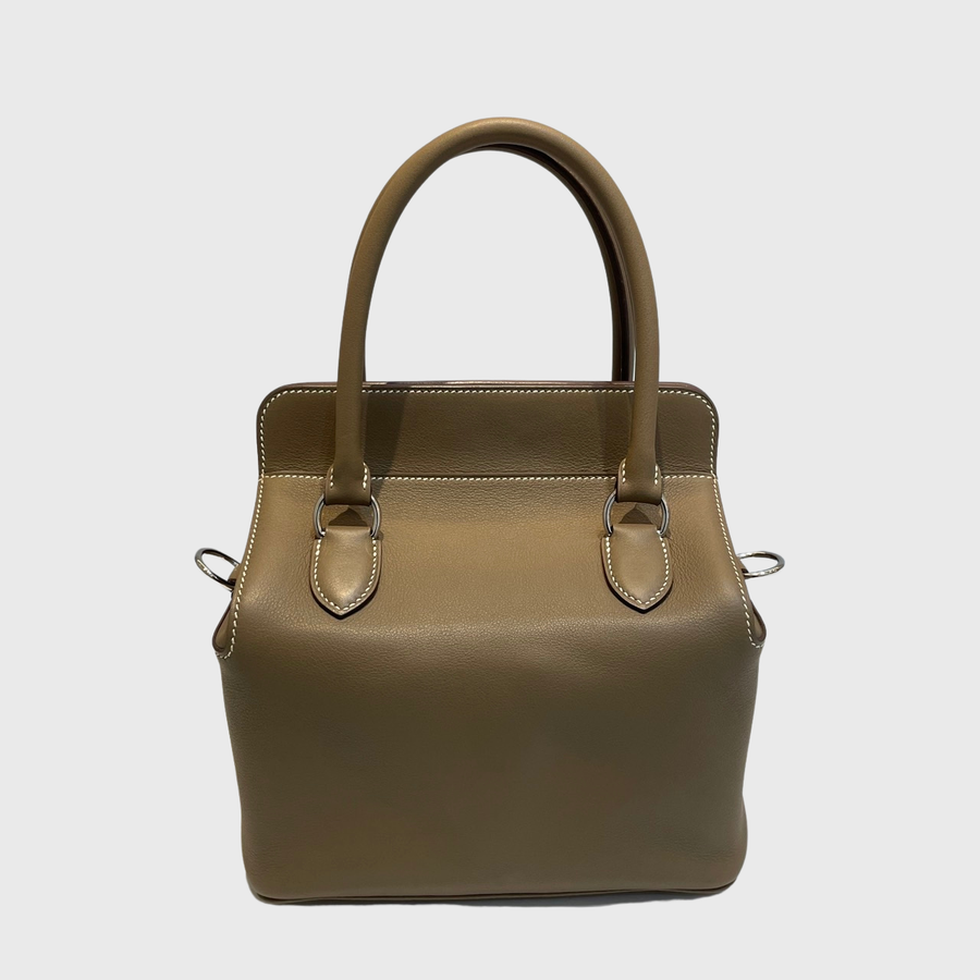 Hermes Toolbox Bag Swift Brown PHW