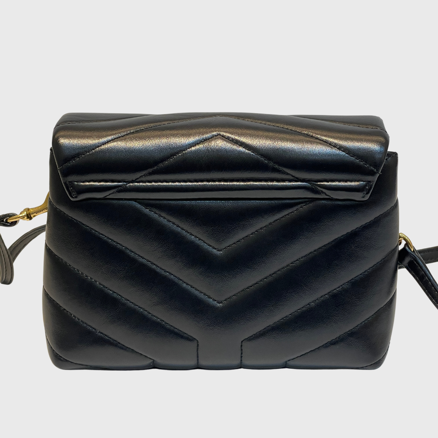 Saint Laurent Mini Bag Mono Avec Removibl Calfskin Black GHW Saint Laurent Mini Bag Mono Avec Removibl Calfskin Black GHW