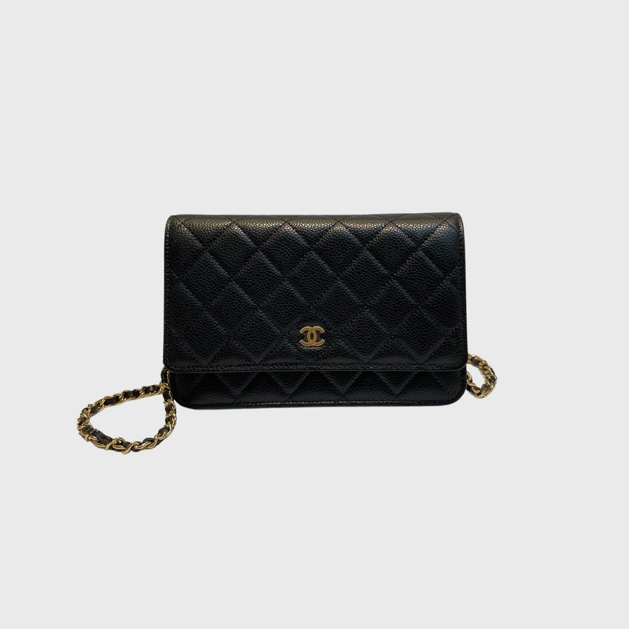 Chanel WOC Caviar Black GHW