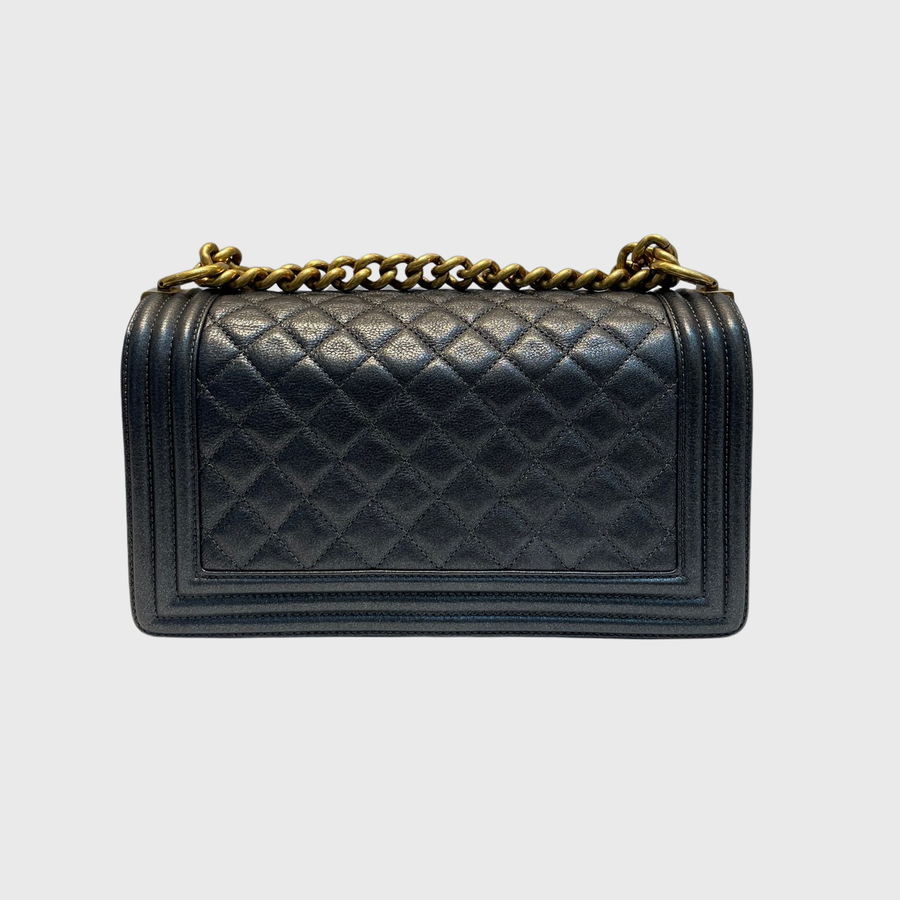 Chanel Boy Calfskin Metallic GHW