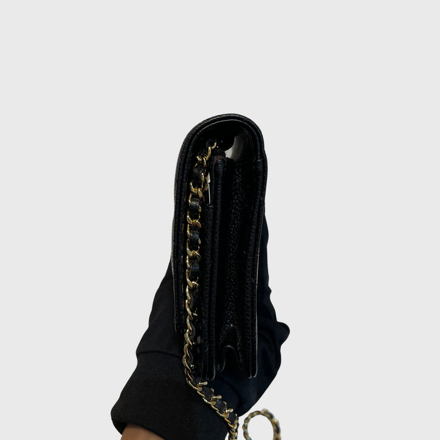 Chanel WOC Caviar Black GHW