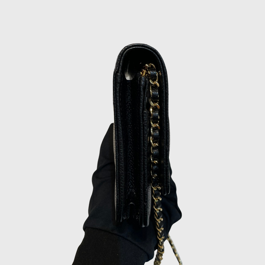 Chanel WOC Caviar Black GHW