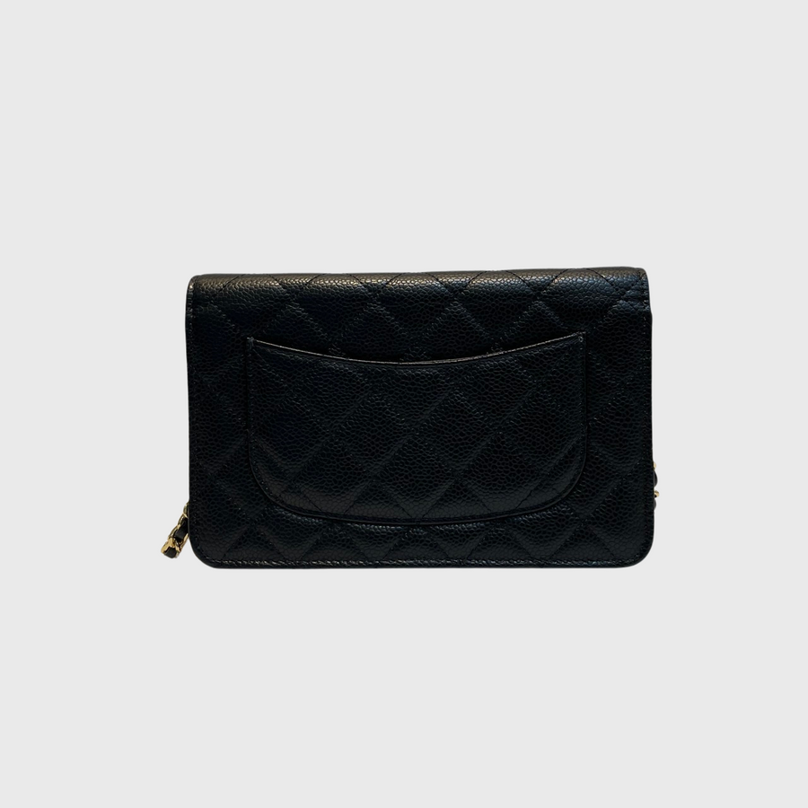 Chanel WOC Caviar Black GHW