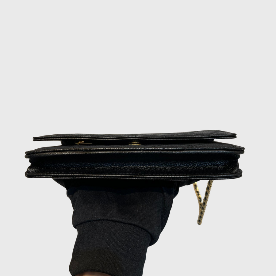 Chanel WOC Caviar Black GHW