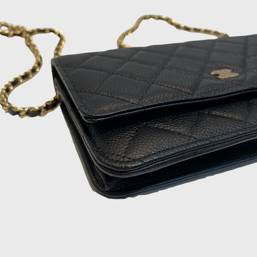 Chanel WOC Caviar Black GHW