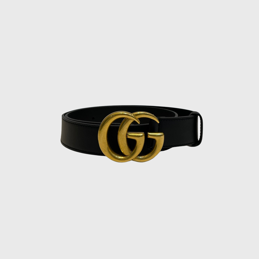 Gucci Belt Black GHW