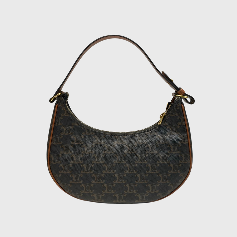 Celine Ava Leather Black/Brown GHW