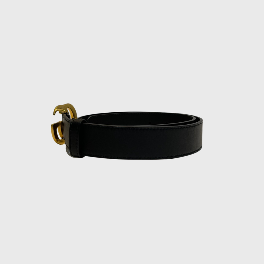 Gucci Belt Black GHW