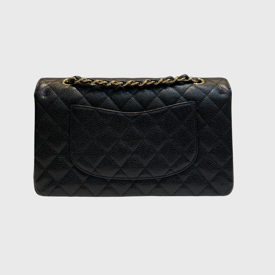 Chanel Classic Caviar Black GHW