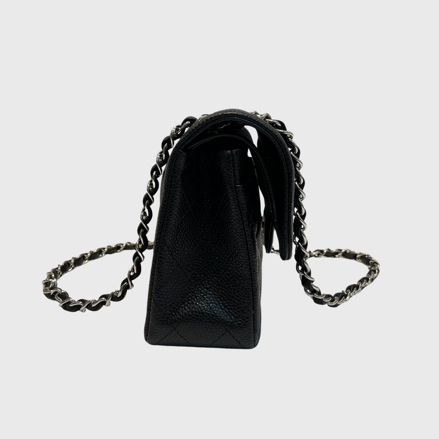 Chanel Classic 9 Caviar Black SHW
