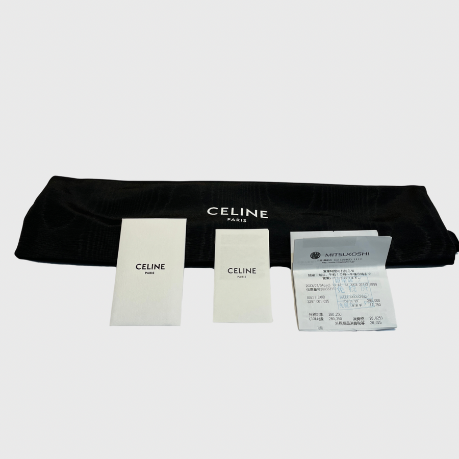 Celine Ava Medium Calfskin Black GHW