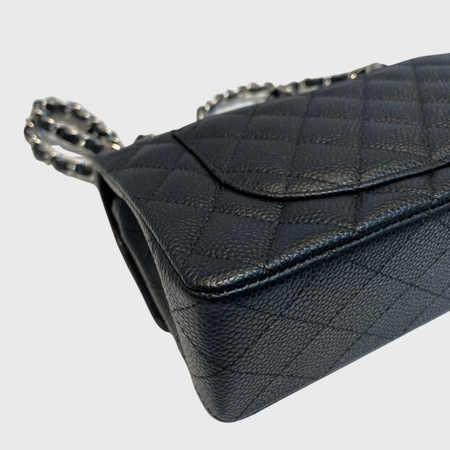 Chanel Classic 9 Caviar Black SHW