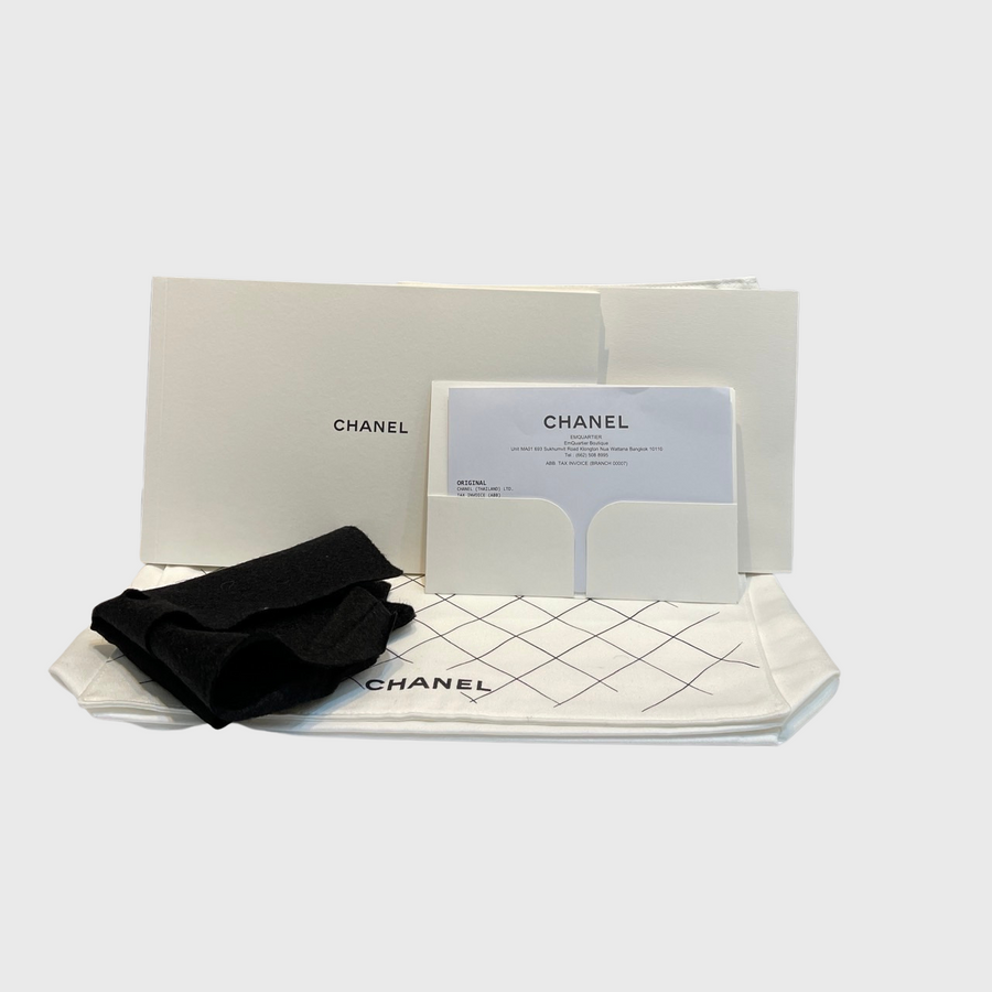 Chanel Classic 9 Caviar Black SHW