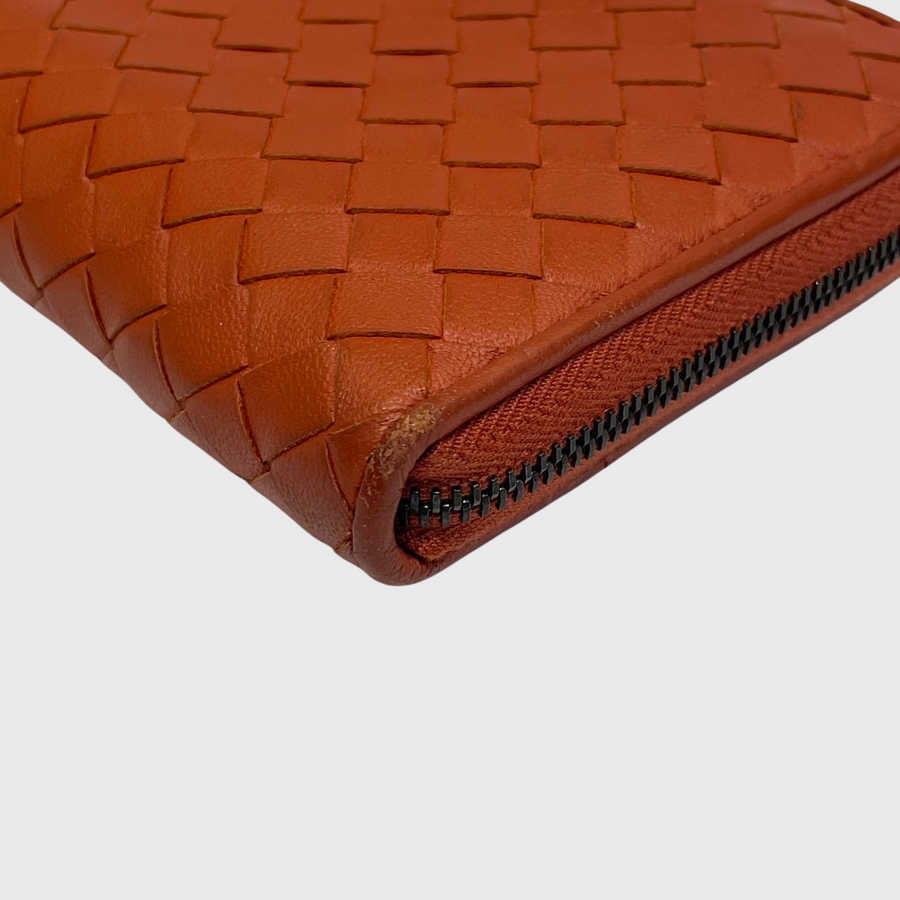 Bottega Veneta Long Wallet Calfskin RHW