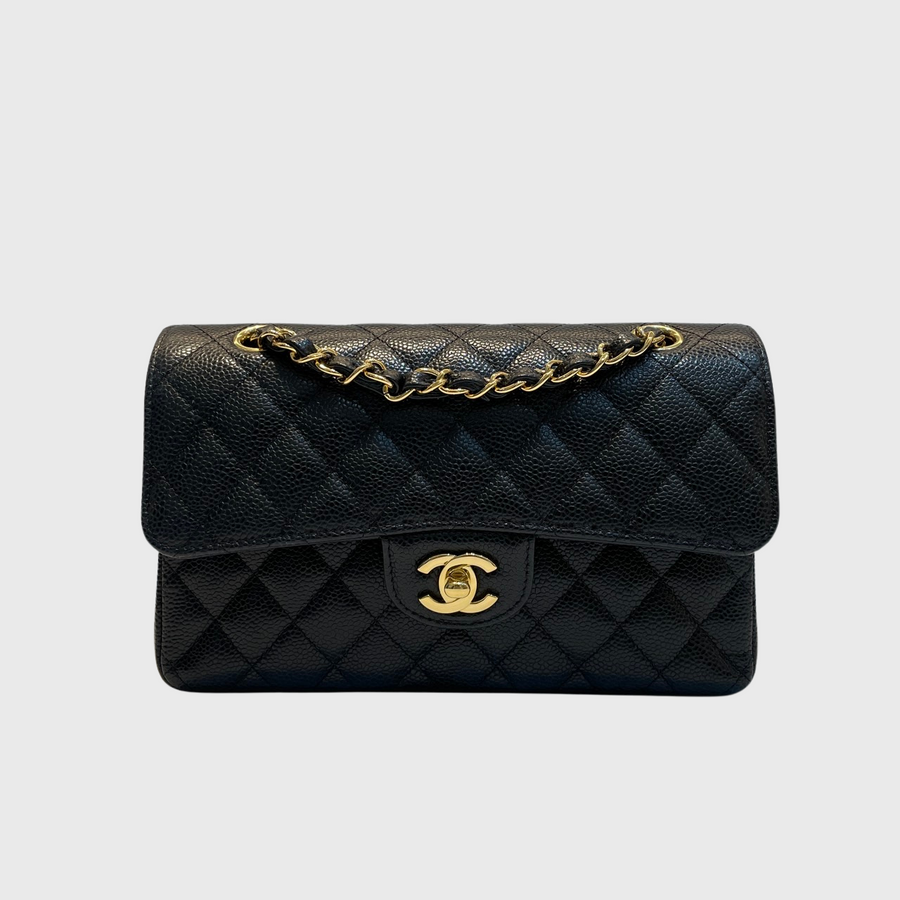 Chanel Classic 9 Caviar Black GHW