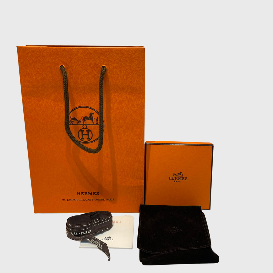 Hermes Clic Clac H White GHW