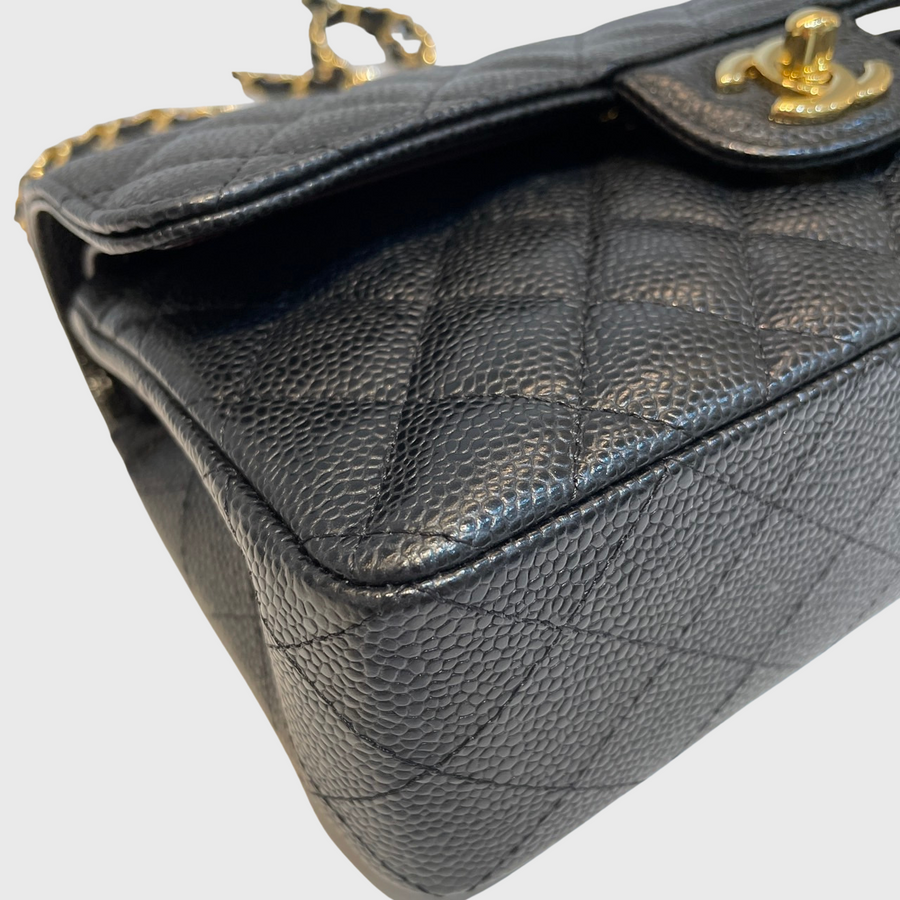 Chanel Classic 9 Caviar Black GHW