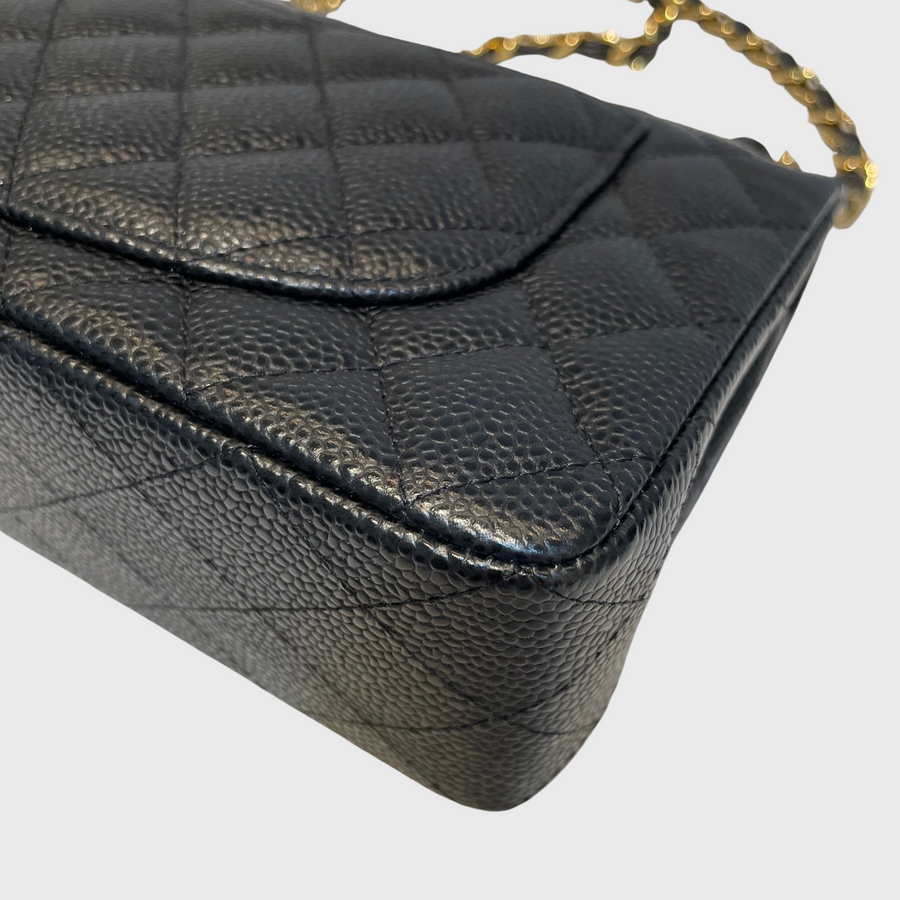 Chanel Classic 9 Caviar Black GHW