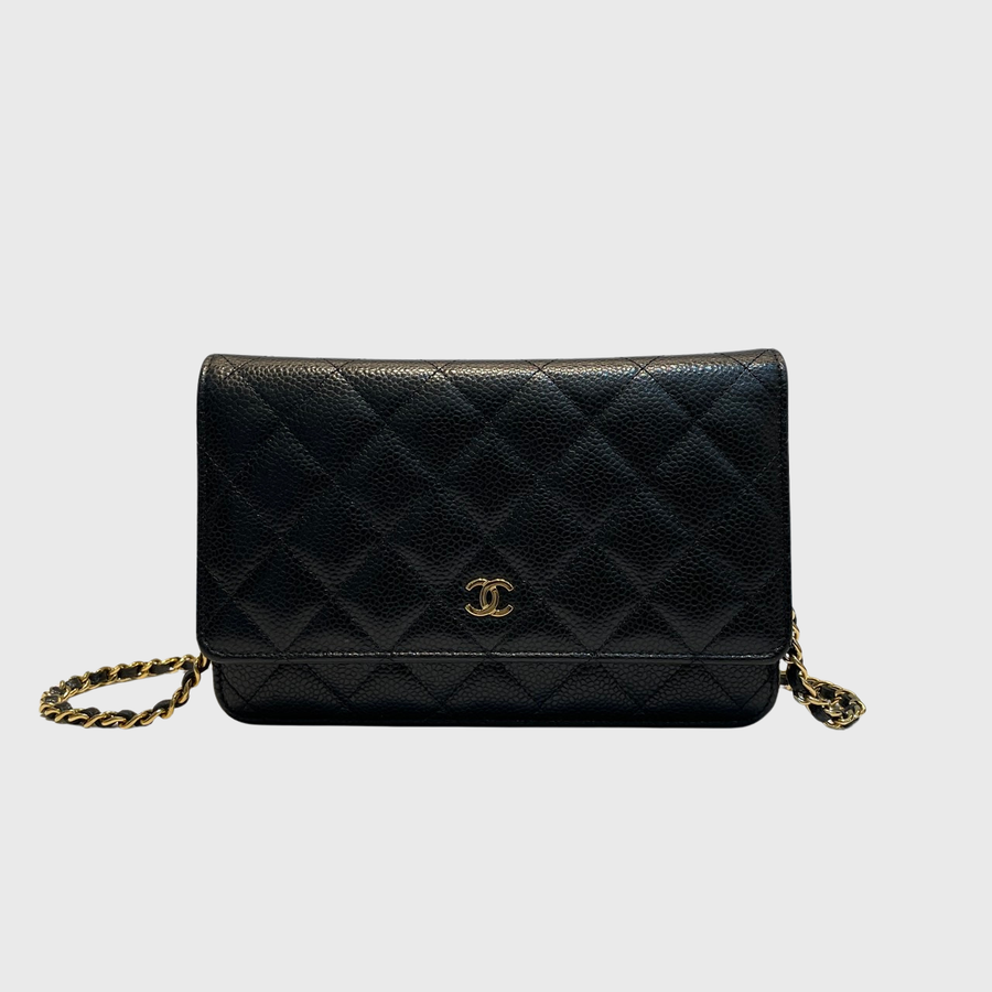 Chanel WOC Caviar Black GHW